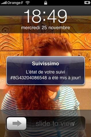 suivi2 Suivre ses colis et bien plus avec son iPhone