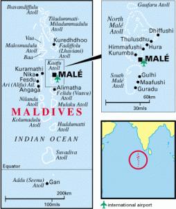 Les Maldives Carte Les Maldives Carte