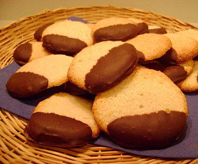 Palets aux Amandes et au Chocolat Palets aux Amandes et Chocolat