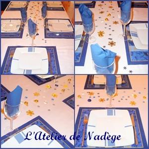 Décor de table bleu DECORS DE TABLE1