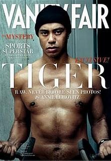 Tiger Woods sur la couverture de Vanity Fair
