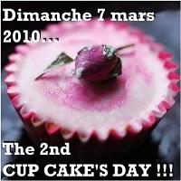 Attention les cupcakes sont de retour et le 2nd cupcake’s day est annoncé ! A vos recettes !!!