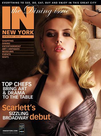 Scarlett fait la couverture de In New-York Magazine !