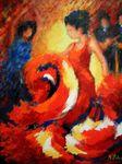 Le Mariage de la musique flamenco et de la musique arabo-andalouse marocaine danseuseFlamenco