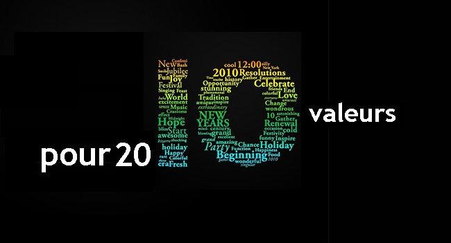 10 valeurs incontournables pour 2010
