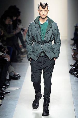 Le défilé Bottega Veneta homme automne hiver 2010-2011 Bottega b