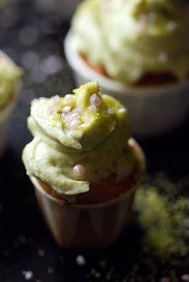Cupcakes crottes de Shrek… ou cupakes pistache à tous les étages…