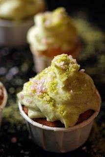 Cupcakes crottes de Shrek… ou cupakes pistache à tous les étages…