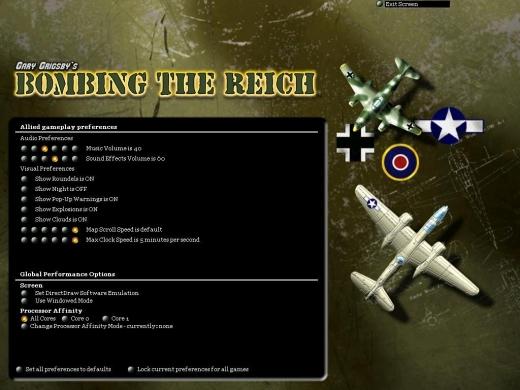 Eagle day to Bombing the Reich - options