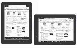 Lecteur ebook Asus DR-950, internet et reconnaissance vocale