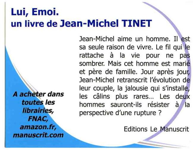 'Lui, émoi' - Retour sur un journal intime sur l'homosexualité, le suicide, la dépendance... 'Lui, émoi' - Retour sur un journal intime sur l'homosexualité, le suicide, la dépendance...