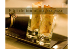 Recette : Filet de boeuf au foie gras façon Nem