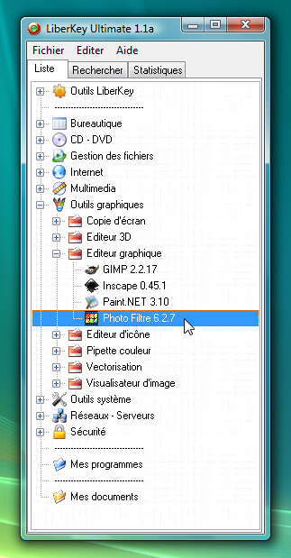 desktopfrha7 LiberKey : tous vos logiciels à porter de main... 