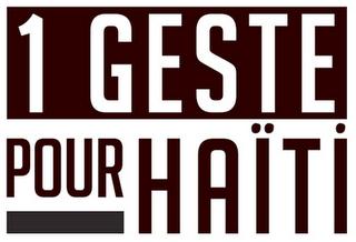 Un Geste Pour HAITI (clip) + tous les concerts de soutien