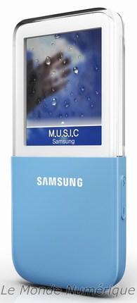 Baladeur Samsung IceTouch avec écran AMOLED transparent