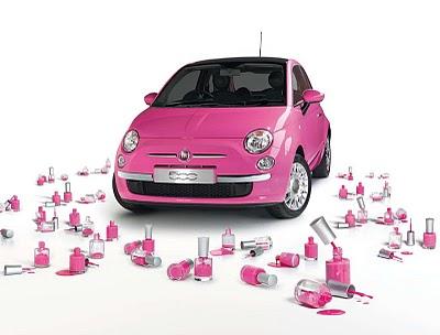 Fiat 500 - Pink my ride