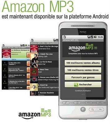 Amazon MP3 Android vs iTunes iPhone d'Apple