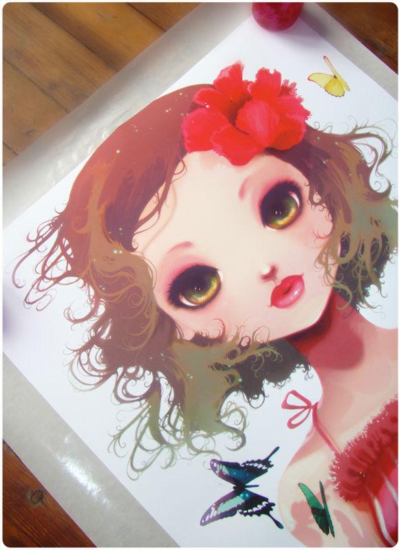 La collectionneuse (limited edition) -titre classe- digigraphie_collec2