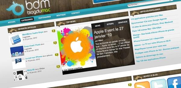 Une nouvelle peau pour blogdumac news Une nouvelle peau pour blogdumac