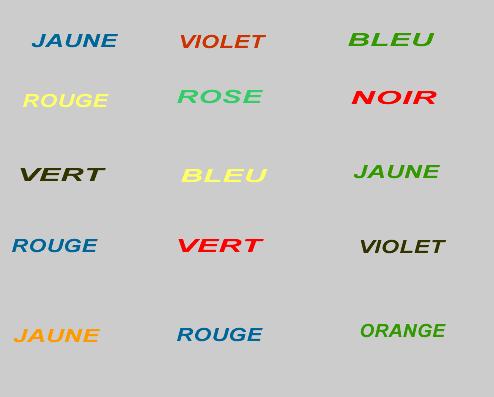 test couleurs Testez votre concentration visuelle