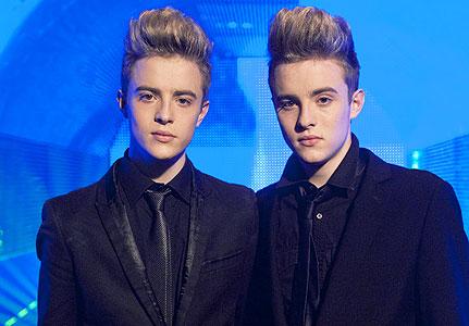 Jumeaux John et Edward (surnommés Jedward) X-Factor