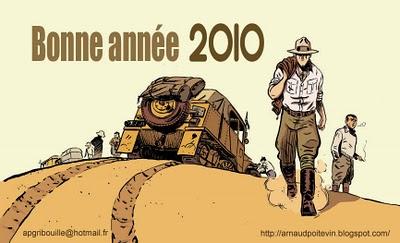 Les auteurs BD présentent leurs vœux : Anlor, Damien Cuvilier et Arnaud Poitevin