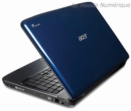 Nouvel ordinateur portable 3D Acer, l’Aspire 5740DG
