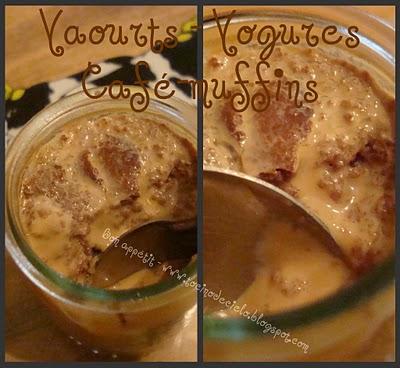 Yaourts café-muffins - Yogures café-muffins
