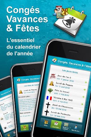 [Application IPA] MEGA Exclusivité : Congés, vacances et fêtes 1.0