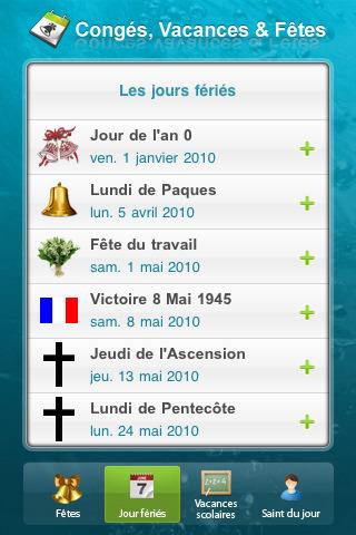 [Application IPA] MEGA Exclusivité : Congés, vacances et fêtes 1.0