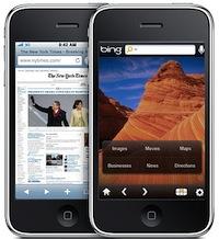 Microsoft : Bing dans l’iPhone et le Zune Phone ?