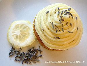 Cupcakes Citron et Fleurs de Lavande