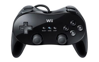 La nouvelle manette Wii Pro Black.