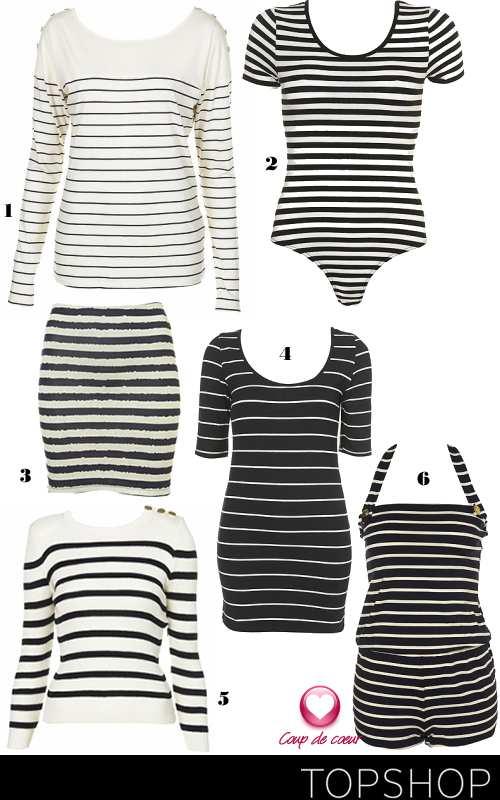 topshop stripes