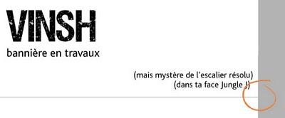 Le maître du mystère de l'escalier (ou le post qui n'a ni queue ni tête). Le maître du mystère de l'escalier (ou le post qui n'a ni queue ni tête).
