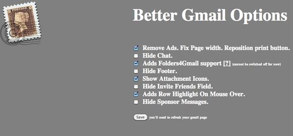 better gmail 6 extensions Gmail pour Google Chrome