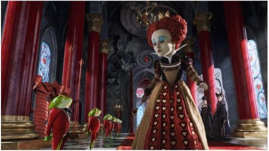 Dessins et BO pour Alice au Pays des Merveilles red queen burton alice 2