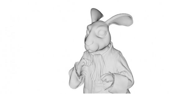 Dessins et BO pour Alice au Pays des Merveilles lapin blanc burton alice 3