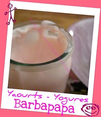 Yaourts arome Barbapapa - Yogures con sabor Barbapapa Yaourts arome Barbapapa - Yogures con sabor Barbapapa