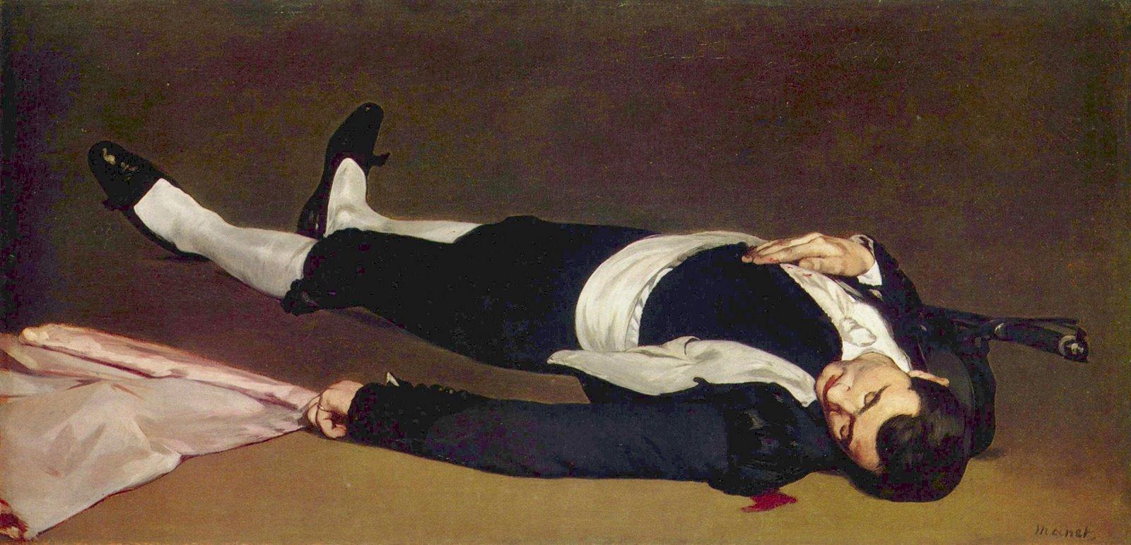 Manet - L'homme mort, 1864-1865