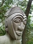 Sculpture au Centre Tjibaou de Nouméa Lettres de Nouvelle-Calédonie : mon abécédaire