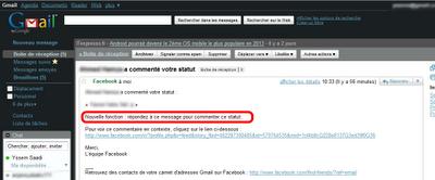 Réponses commentaires Facebook : Nouvelle fonctionnalité