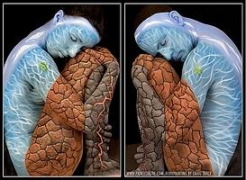 L'art Body Painting de Craig Tracy L'art Body Painting de Craig Tracy