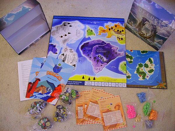 Déluges, le Jeu de plateau
