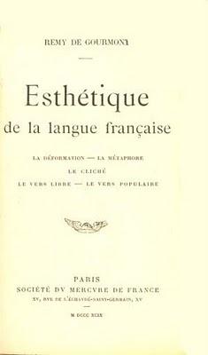 Remy de Gourmont, Histoires hétéroclites, Esthétique de la langue française par Alcanter de Brahm