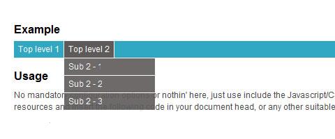 10 plugins jquery de navigation Jquery Menu1 in 45 jQuery Navigation Plugins and Tutorials