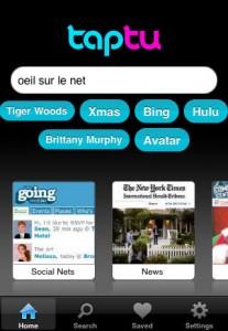 Taptu, application iPhone à suivre!