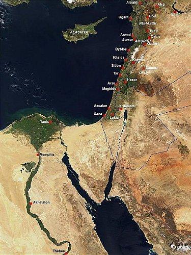 DE MÉGIDDO ... EN BORD DE SEINE : RETOUR ANNONCÉ Megiddo---Proche-Orient---Carte.jpg
