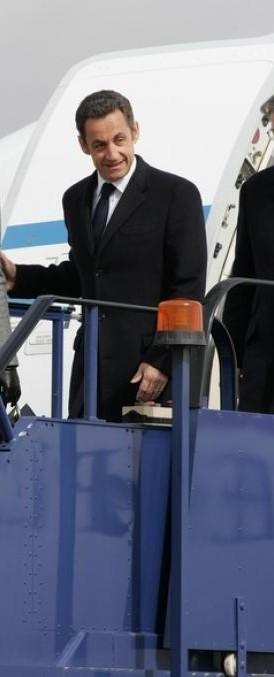 Nicolas Sarkozy est arrivé en Corse.