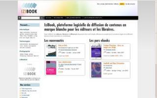 IziBook Store une solution internet pour éditeurs et libraires